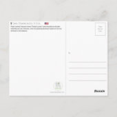 Dames peintes, San Francisco, Carte postale améric (Dos)