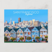 Dames peintes, San Francisco, Carte postale améric (Devant)