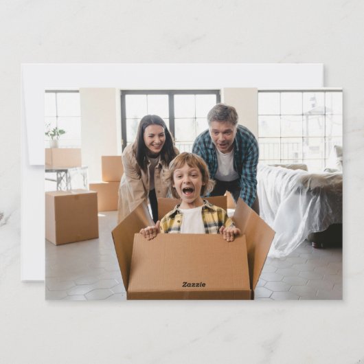 Dames peintes San Francisco Moving Faire-part (Dos)