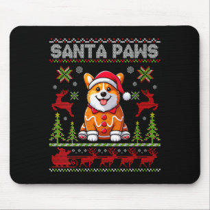 Dames Pembroke Welsh Corgi Kerstman Pootjes Blij K Muismat