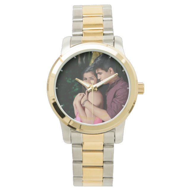 Dames PHOTO Montre Mariage Anniversaire Vow Renewa (devant)