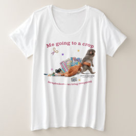 Dames Plus Shirt Punch the Monkey