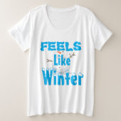 Dames Plus T-shirt (Design voorkant)