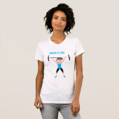 dames, poids du T-shirt des femmes, ajustement (Devant entier)