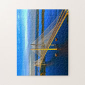 Dames Point-brug Florida. Legpuzzel (Verticaal)
