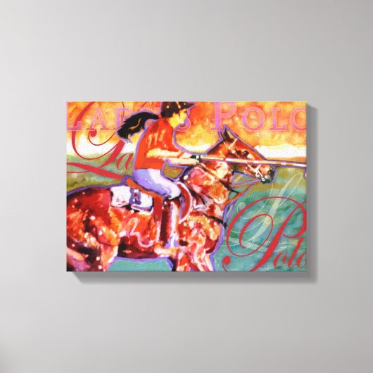 Dames Polo Canvas (Voorkant)