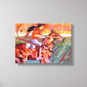 Dames Polo Canvas Afdruk (Voorkant)