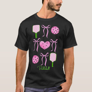 Dames preppy roze pickleball shirt waar meiden van