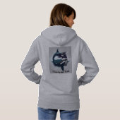 Dames Pullover Hoodie (Achterkant volledig)