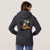 Dames Pullover Hoodie (Achterkant volledig)