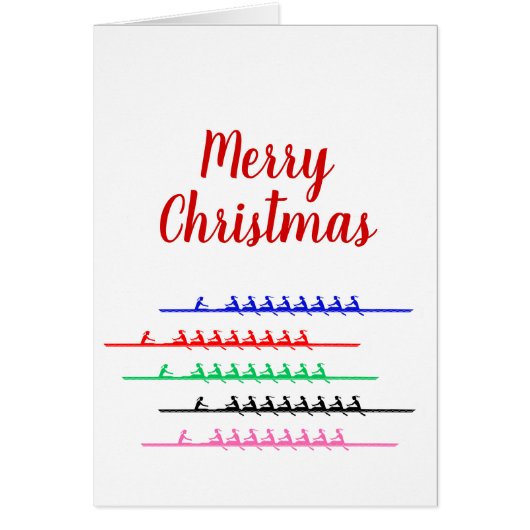 Dames Race Rowers - Jusqu'à cinq bateaux (Devant)