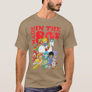 Dames Rainbow Brite gemaakt in de jaren 80 Gedistr T-shirt