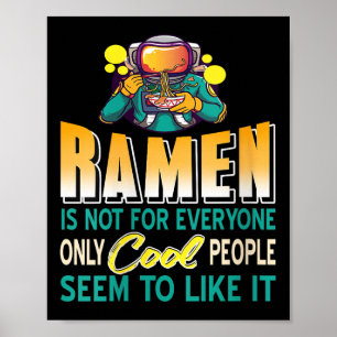 Dames Ramen-liefhebbers Alleen Ruimte Astronaut Gr Poster