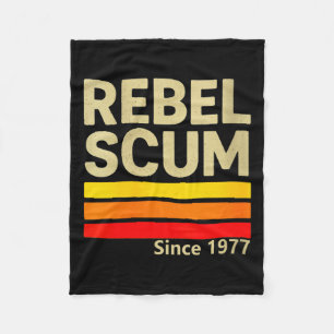 Dames Rebel S Sinds 1977 Clic Retro Iconieke Vinta Fleece Deken
