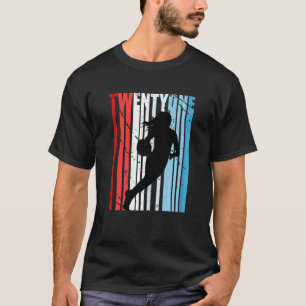 Dames Retro Dames 21ste Basketbal Verjaardag Spele T-shirt