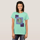 Dames Ringer T-shirt (Voorkant volledig)