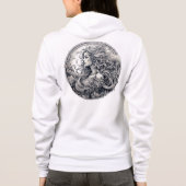 Dames rits hoodie (Achterkant)