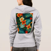 Dames ritssluiting hoodie (Achterkant)