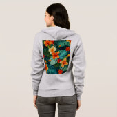 Dames ritssluiting hoodie (Achterkant volledig)
