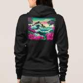 Dames ritssluiting hoodie (Achterkant)