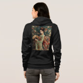 Dames ritssluiting hoodie (Achterkant volledig)