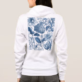 Dames ritssluiting hoodie (Achterkant)