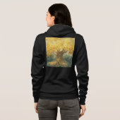 Dames ritssluiting hoodie (Achterkant volledig)