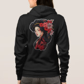 Dames ritssluiting hoodie (Achterkant)