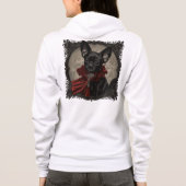 Dames ritssluiting hoodie (Achterkant)
