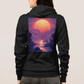 Dames ritssluiting hoodie (Achterkant)