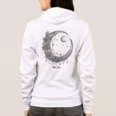 Dames ritssluiting hoodie (Achterkant)