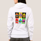 Dames ritssluiting hoodie (Achterkant)