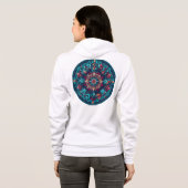 Dames ritssluiting hoodie (Achterkant volledig)