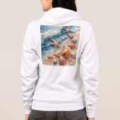 Dames ritssluiting hoodie (Achterkant)