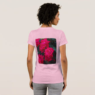 DAMES ROOS DUBBELZIJDIG T-SHIRT