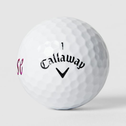 Dames, Roos, Golfballen (Logo)