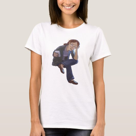 Dames Rosa Blackwell T-shirt (Voorkant)