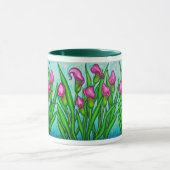 Dames roses - tasse de café de zantedeschia (Centre)