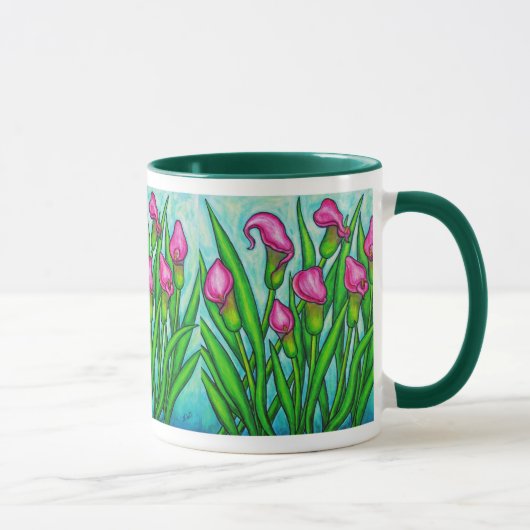 Dames roses - tasse de café de zantedeschia (Droite)