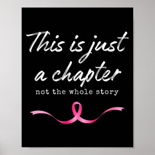 Dames roze borstkanker een hoofdstuk niet het hele poster