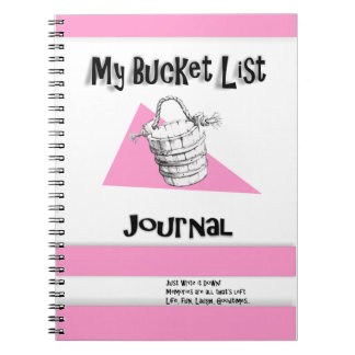 Dames Roze Bucket List Journaal Notitieboek