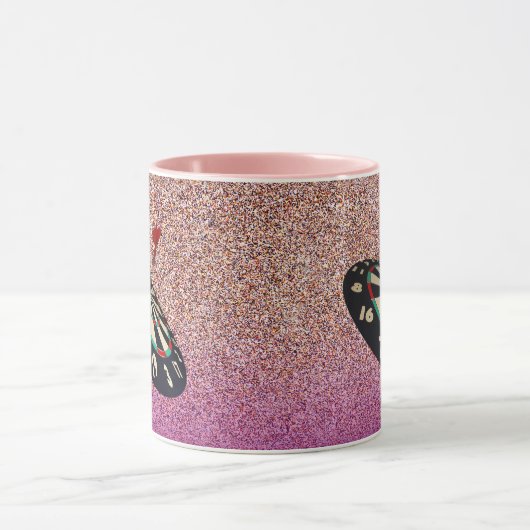 Dames roze kunstwerken, koffie-Mok Mok (Midden)