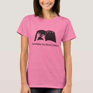 Dames roze t-shirt met FBC-logo