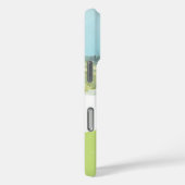 Dames Roze Waterverf Winkelwagen Monogram Naam Case-Mate iPhone Case (Achterkant / Rechts)