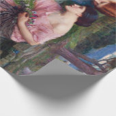 Dames Rozen, John William Waterhouse Cadeaupapier (Hoek)