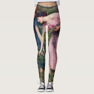 Dames Rozen, John William Waterhouse Leggings