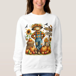 Dames Schattige Herfst Sweatshirt