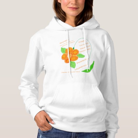 Dames Schorpioen Draagbare Horoscoop Hoodie (Voorkant)