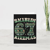 Dames Skibidi Rizzmas 67 Six Seven Meme Lelijke Ke
