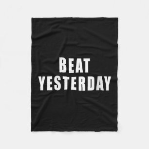 Dames Slaan Gisteren Motivational Quotes V-hals  Fleece Deken
